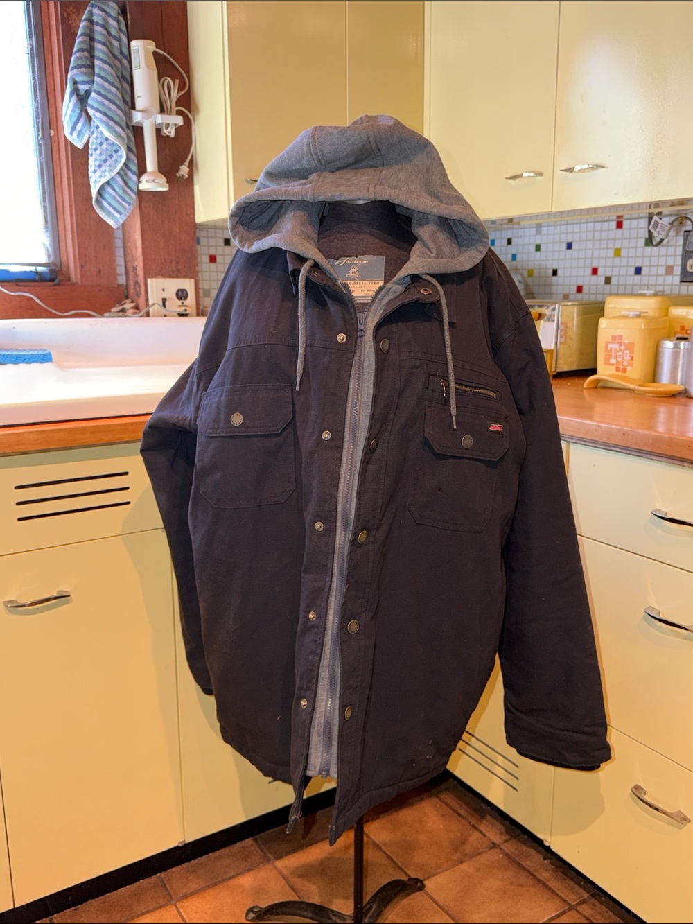 Dickies Chore Coat Men’s Hooded Jacket Quilted Lined